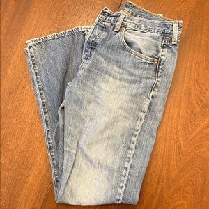 Levi's Light Blue Straight Leg Jeans